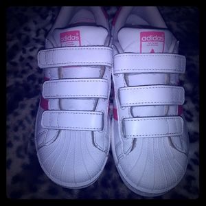 Girls Hot Pink Adidas Ortho lite